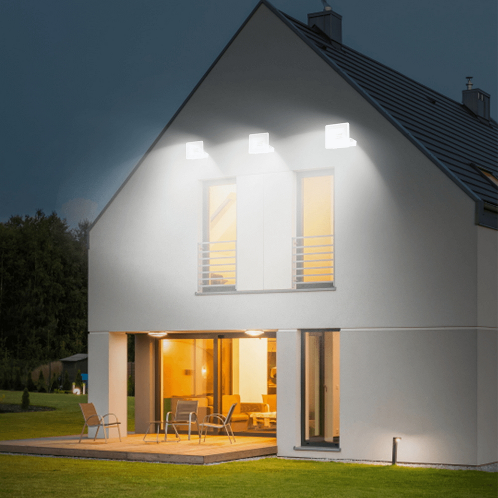 Faro proiettore Led 20W Bianco da esterno slim IP65 Bianco freddo 6500K Aigostar - Foto 3