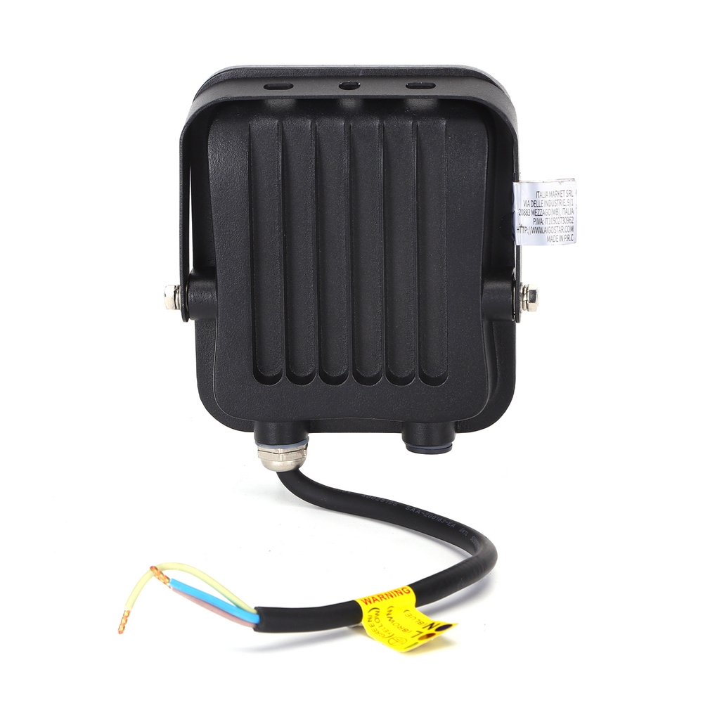 Faro proiettore Led 20W Nero da esterno IP65 Bianco freddo 6500K Aigostar - Foto 2