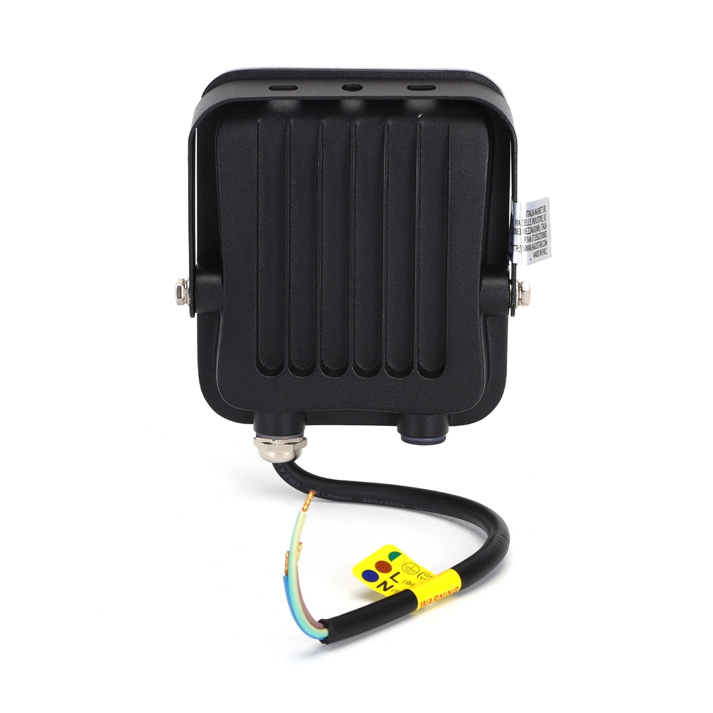 Faro proiettore Led 20W Nero da esterno IP65 Bianco neutro 4000K Aigostar - Foto 2