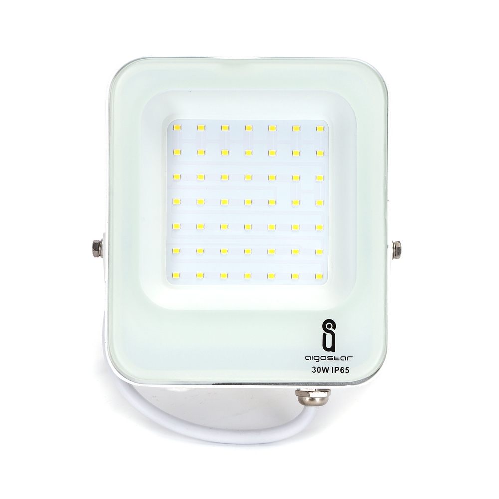 Faro proiettore Led 30W Bianco da esterno IP65 Bianco neutro 4000K Aigostar - Foto 1