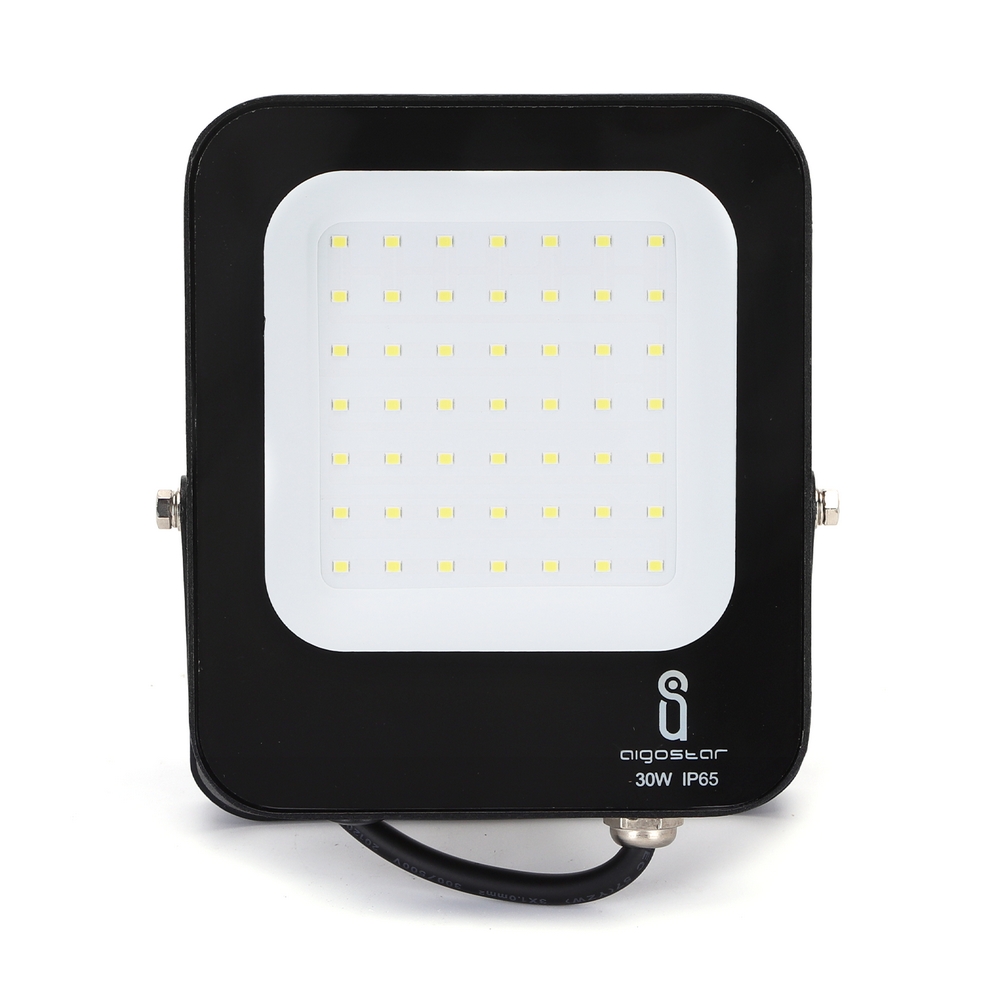 Faro proiettore Led 30W Nero da esterno IP65 Bianco freddo 6500K Aigostar - Foto 1