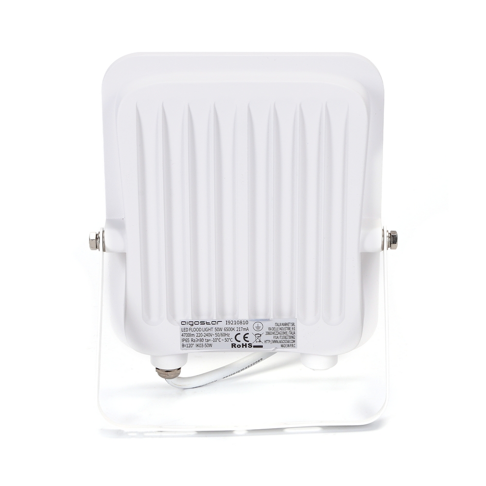 Faro proiettore Led 50W Bianco da esterno IP65 Bianco freddo 6500K Aigostar - Foto 2