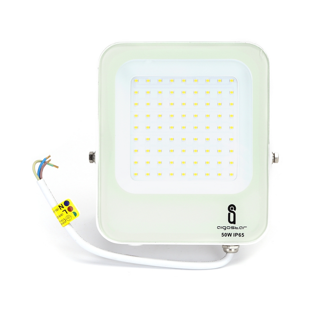 Faro proiettore Led 50W Bianco da esterno IP65 Bianco neutro 4000K Aigostar - Foto 1