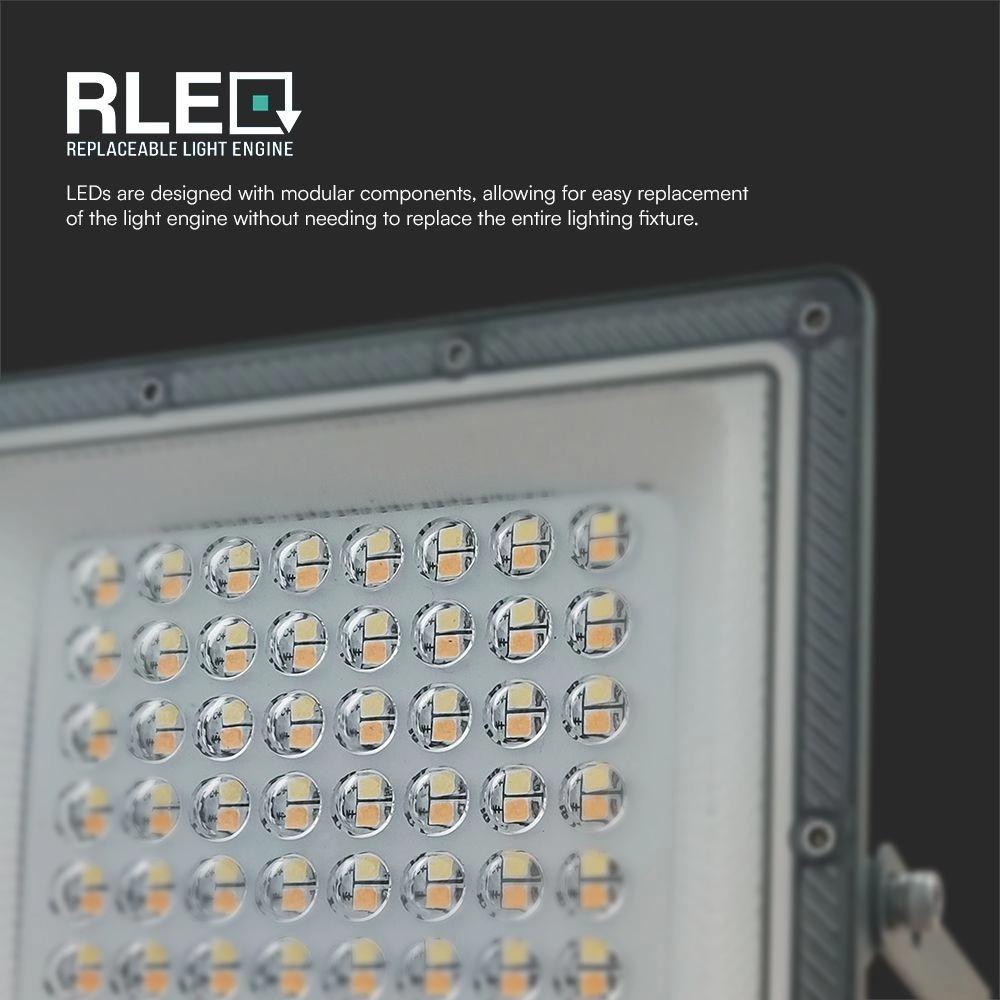 Faro proiettore Led 50W Grigio da esterno IP65 CCT temperatura colore regolabile V-TAC - Foto 4