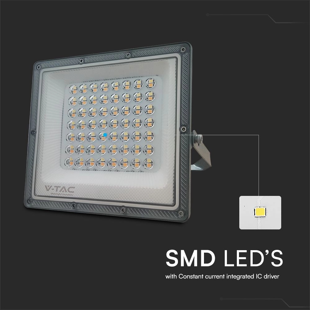 Faro proiettore Led 50W Grigio da esterno IP65 CCT temperatura colore regolabile V-TAC - Foto 5