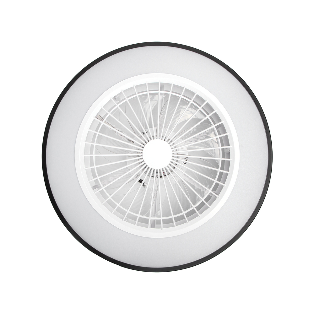 Lampadario Ventilatore da soffitto 55W CCT + RGB illuminazione Led regolabile con telecomando Aigostar - Foto 1