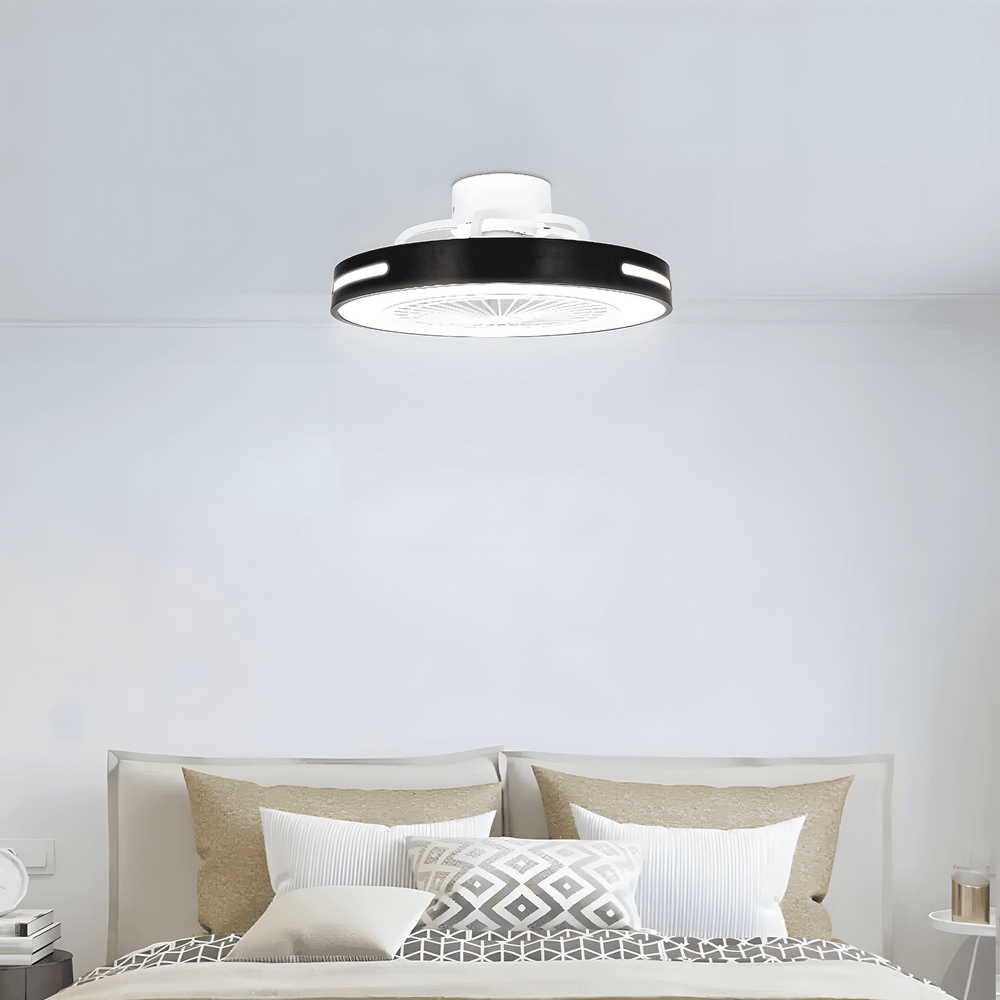 Lampadario Ventilatore da soffitto 55W CCT + RGB illuminazione Led regolabile con telecomando Aigostar - Foto 2
