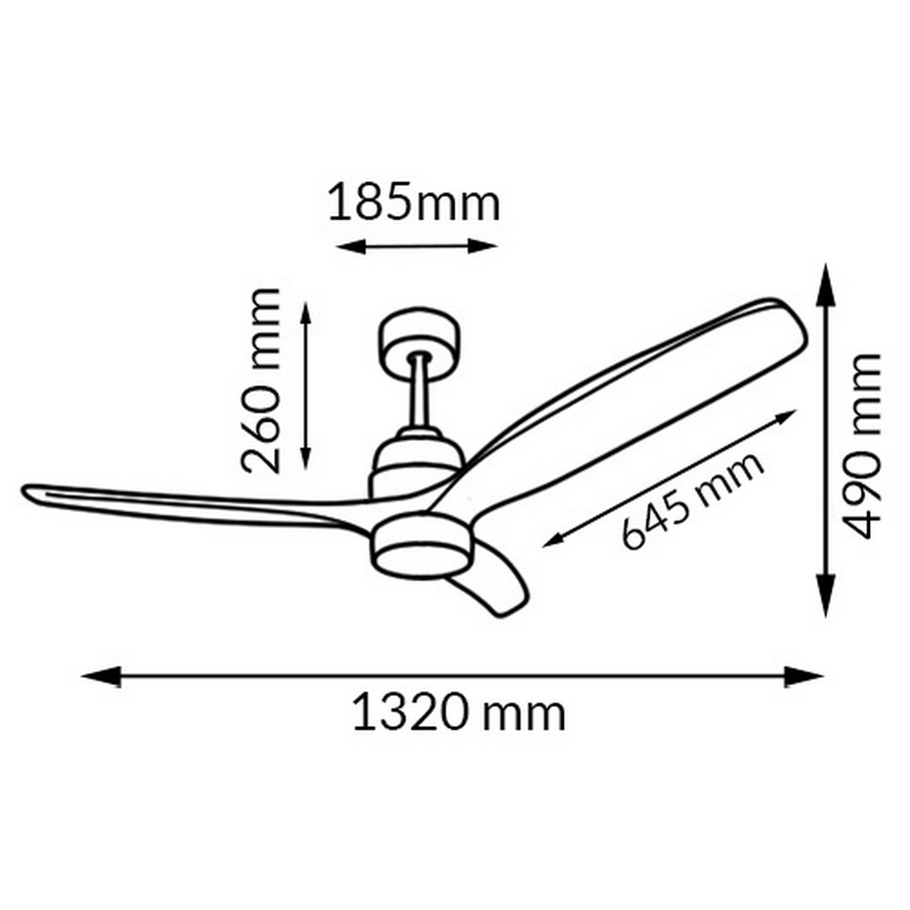 Lampadario Ventilatore da soffitto White Crazy 18W illuminazione Led CCT regolabile con telecomando M LEDME - Foto 1