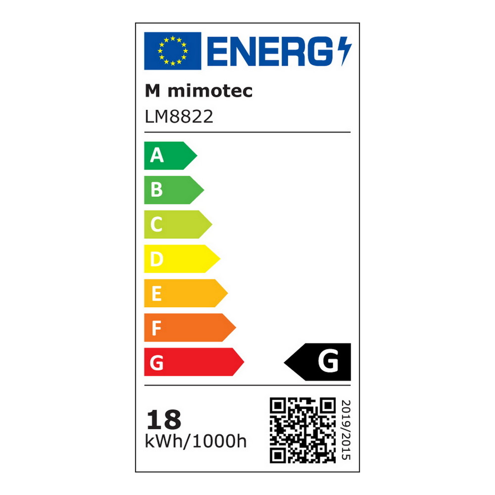 Lampadario Ventilatore da soffitto White Crazy 18W illuminazione Led CCT regolabile con telecomando M LEDME - Foto 6