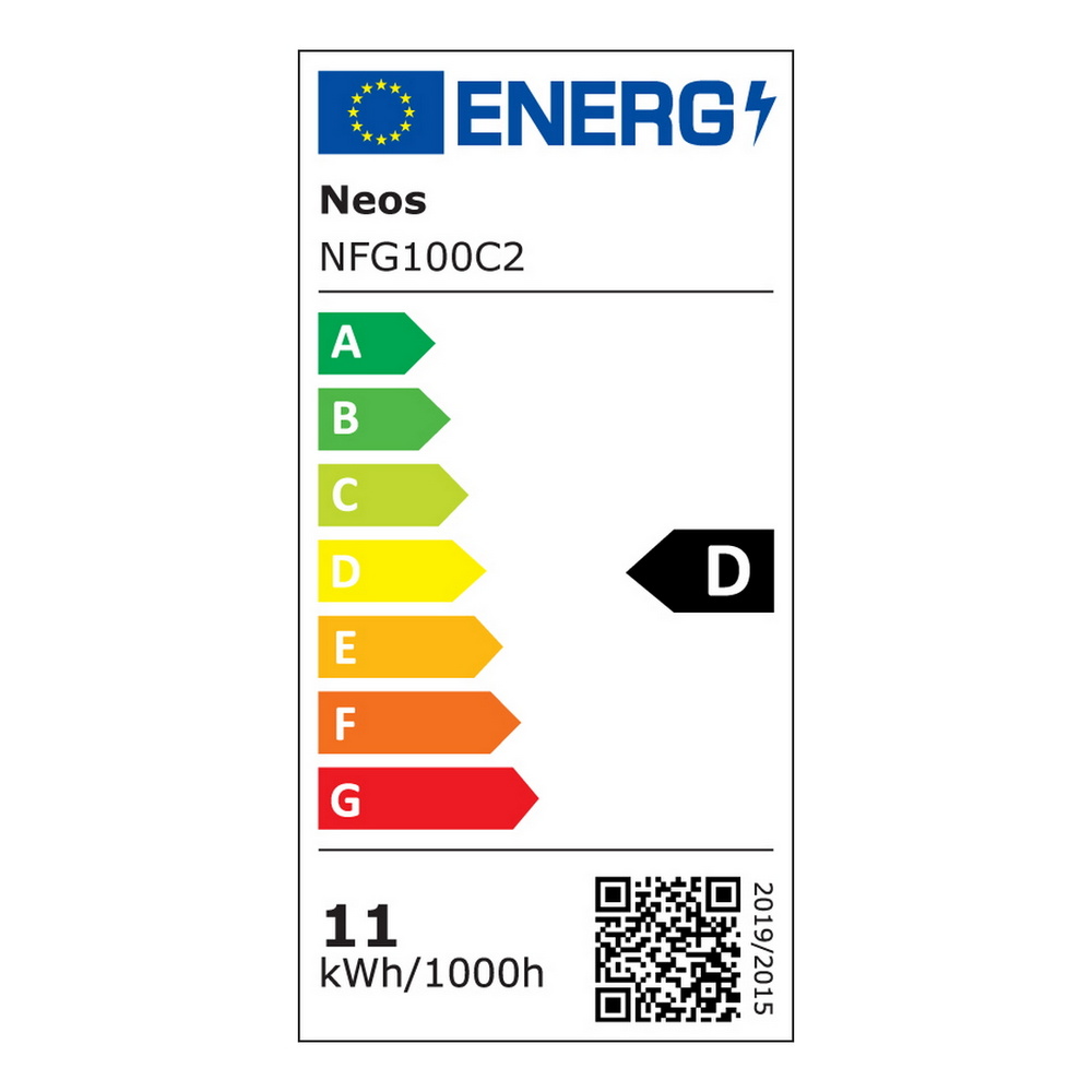 Lampadina Led a Filamento E27 A60 a bulbo 12W Bianco caldo 2700K Neos - Foto 1