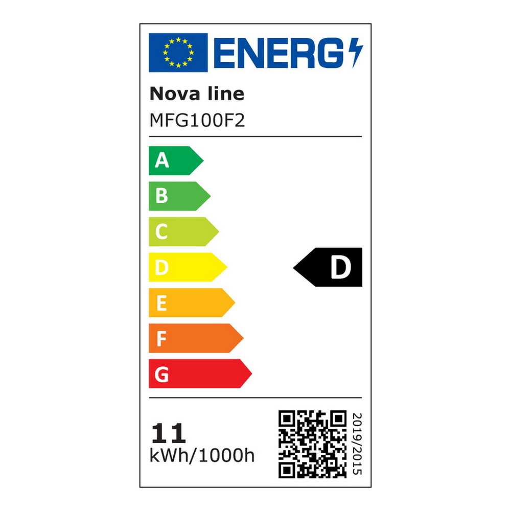 Lampadina Led Opaca a Filamento E27 A60 a bulbo 11W Bianco freddo 6500K Novaline - Foto 1