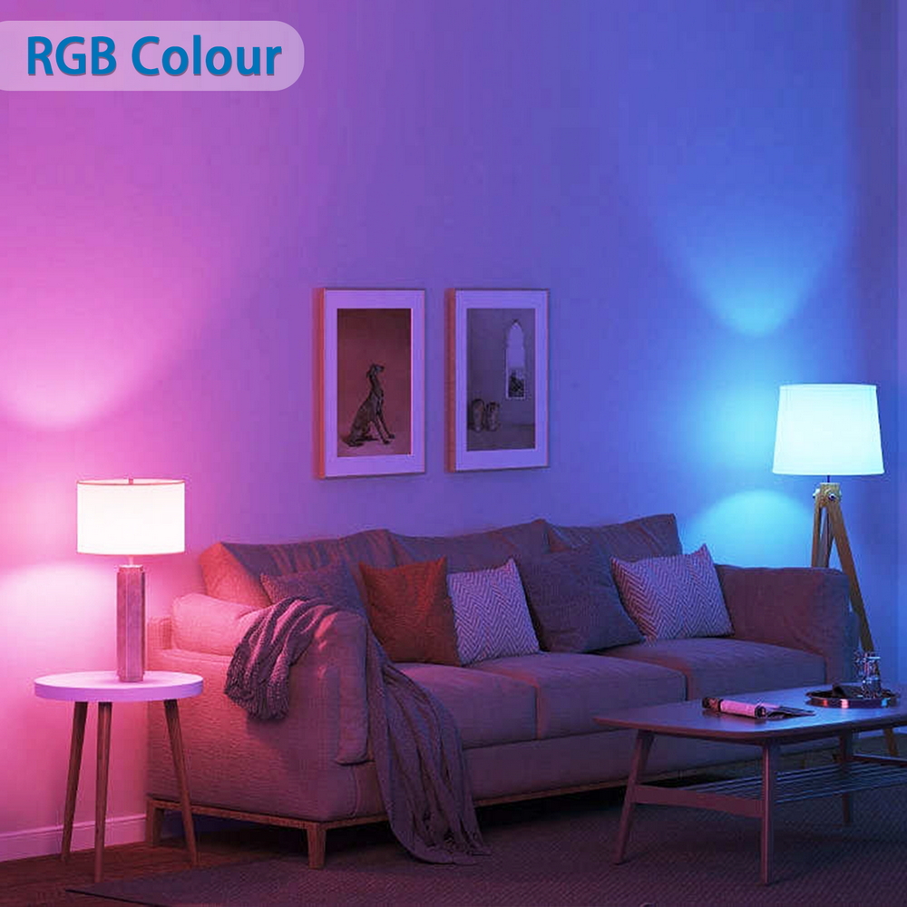 Lampadina Led Smart G45 E14 6,5W WiFi RGB CCT luce regolabile e dimmerabile Aigostar - Foto 4