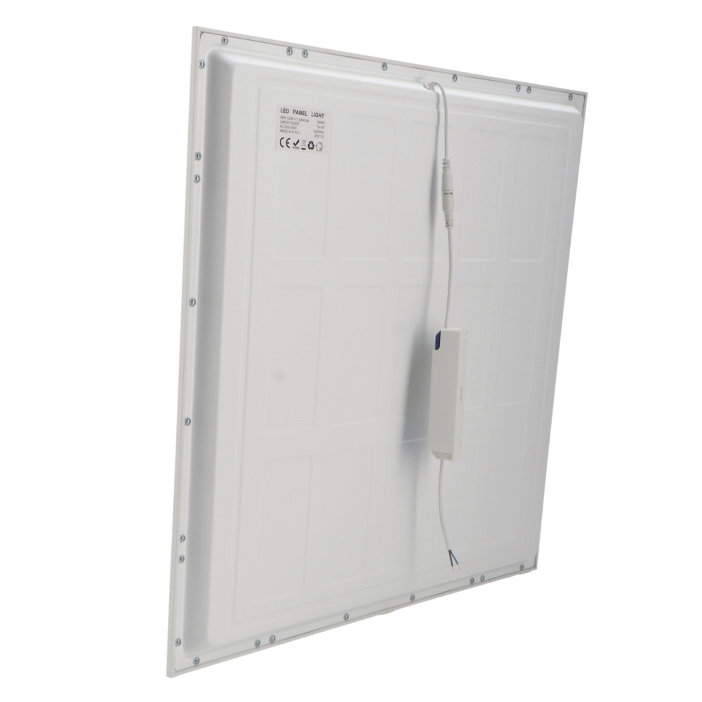 Pannello Led 42W 60x60cm Cornice bianca quadrata Bianco neutro 4500K confezione da 2pz M LEDME - Foto 3