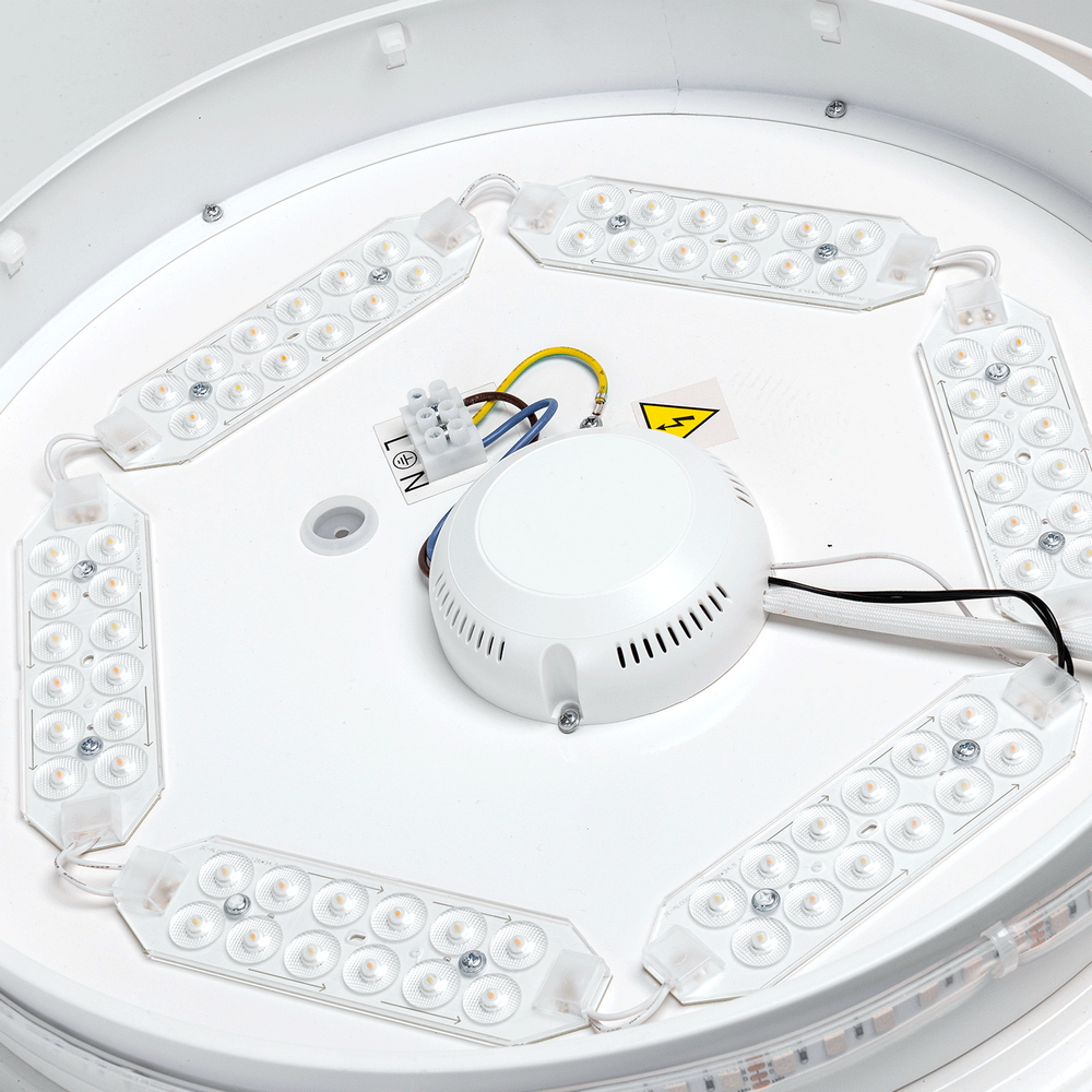 Plafoniera Led Smart 24W CCT + 3W RGB WiFi luce regolabile e dimmerabile Aigostar - Foto 4