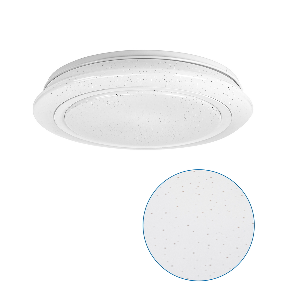 Plafoniera Led Smart 36W + 3W WiFi CCT luce regolabile e dimmerabile Aigostar - Foto 1