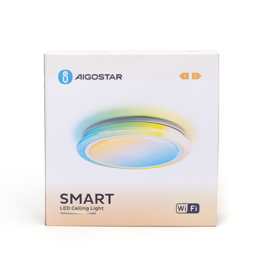 Plafoniera Led Smart 36W + 3W WiFi CCT luce regolabile e dimmerabile Aigostar - Foto 6