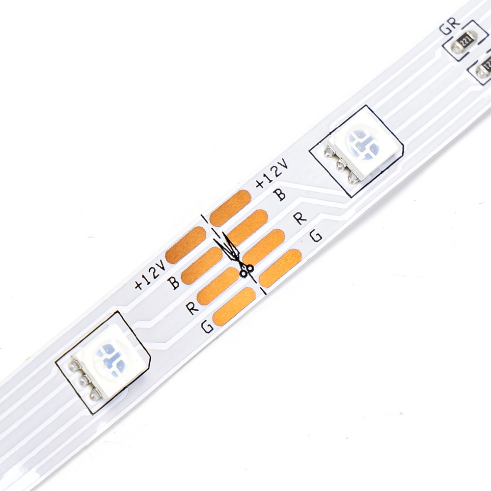 Striscia Led Smart 12V 18W 5 metri WiFi RGB luce regolabile e dimmerabile con telecomando Aigostar - Foto 4