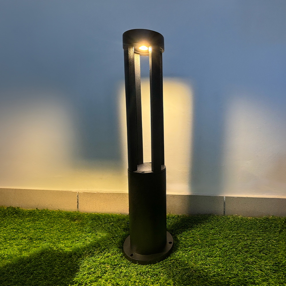 Lampioncino Led Mandir 15W Nero 60cm IP65 CCT temperatura colore regolabile Wisdom - Foto 2