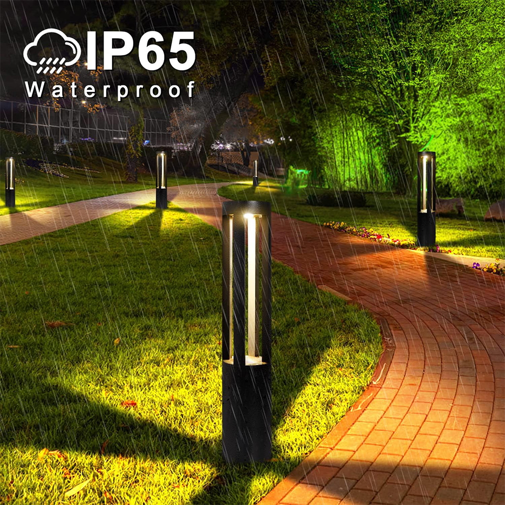 Lampioncino Led Mandir 15W Nero 60cm IP65 CCT temperatura colore regolabile Wisdom - Foto 5