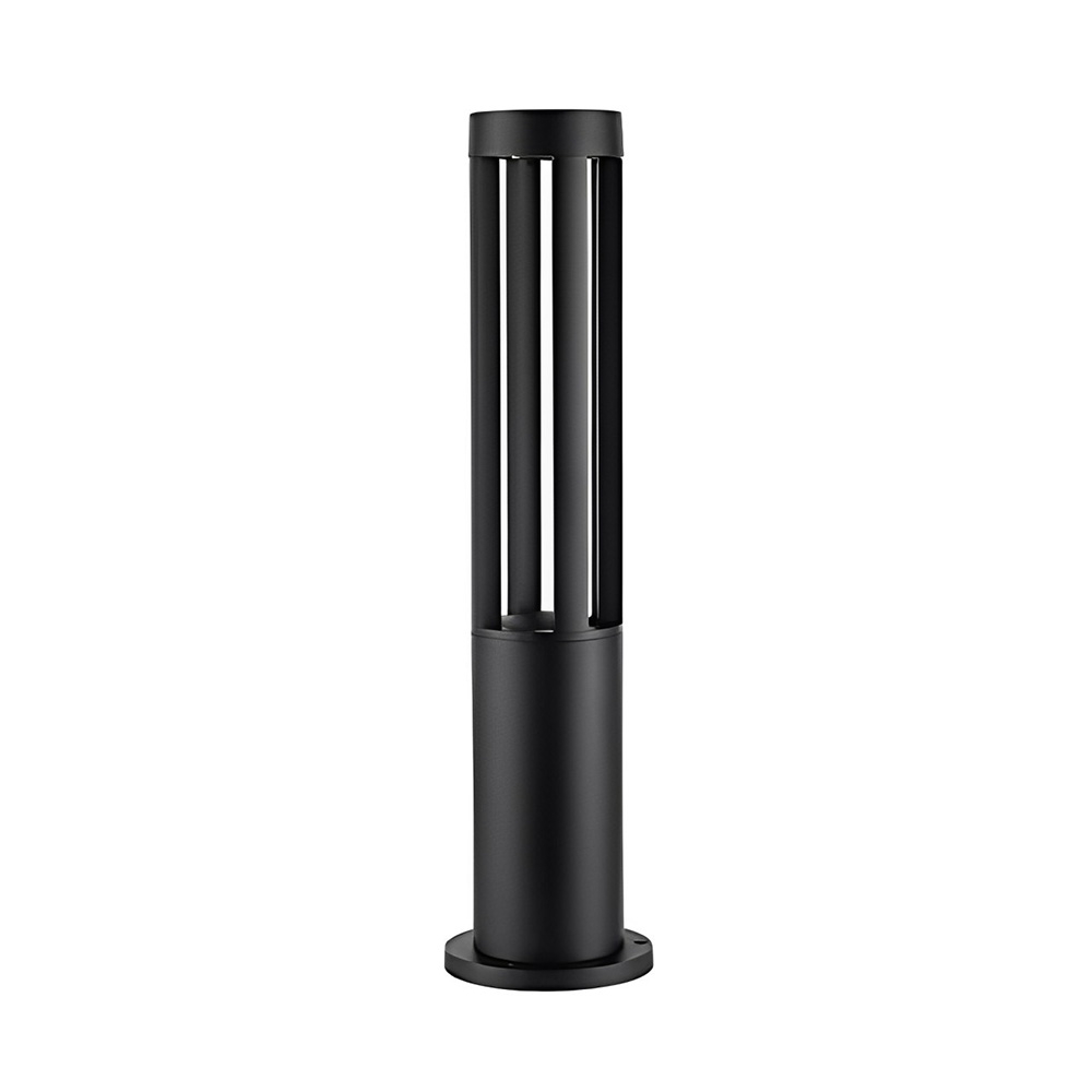 Foto principale Lampioncino Led Mandir 15W Nero 60cm IP65 CCT temperatura colore regolabile Wisdom