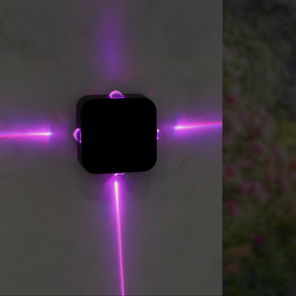 Applique Led da parete 4x3W Nero IP54 RGB M LEDME - Foto 3