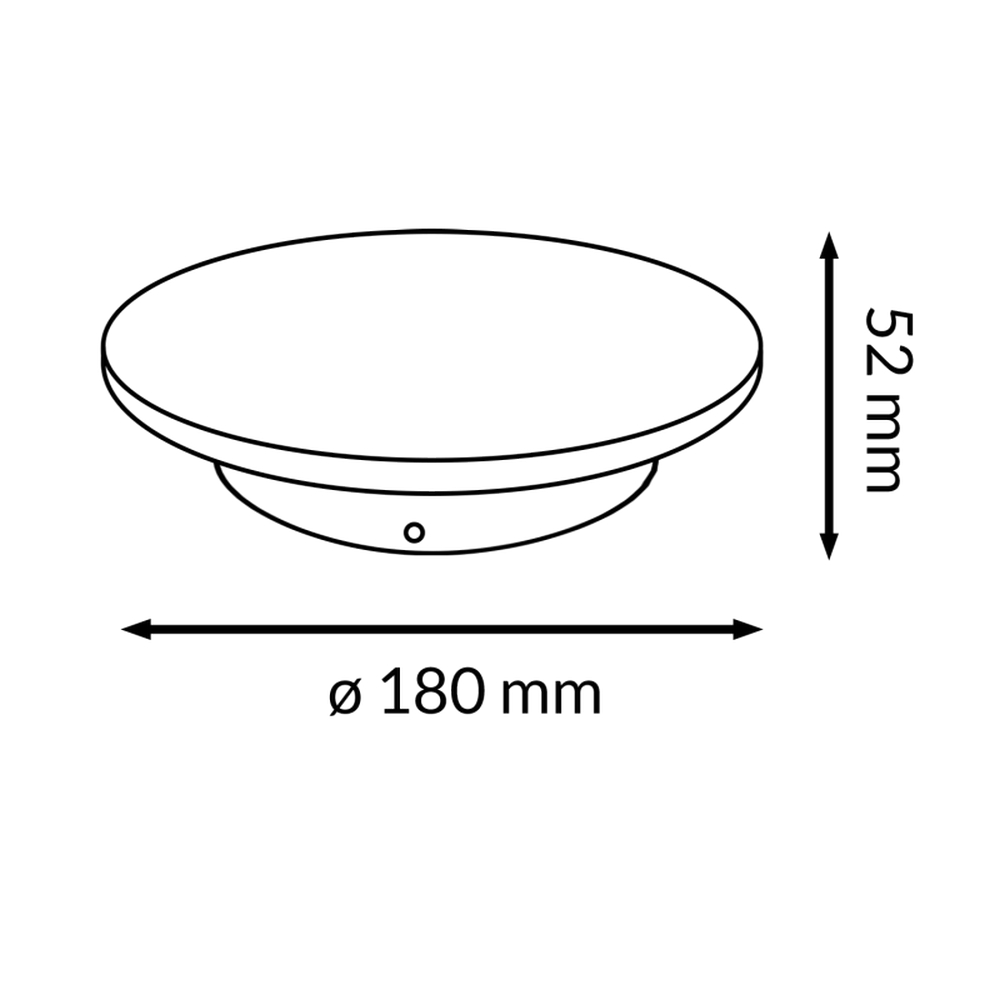 Applique Led da parete Forus 15W rotondo Grigio IP54 CCT temperatura colore regolabile iSG Lighting - Foto 1