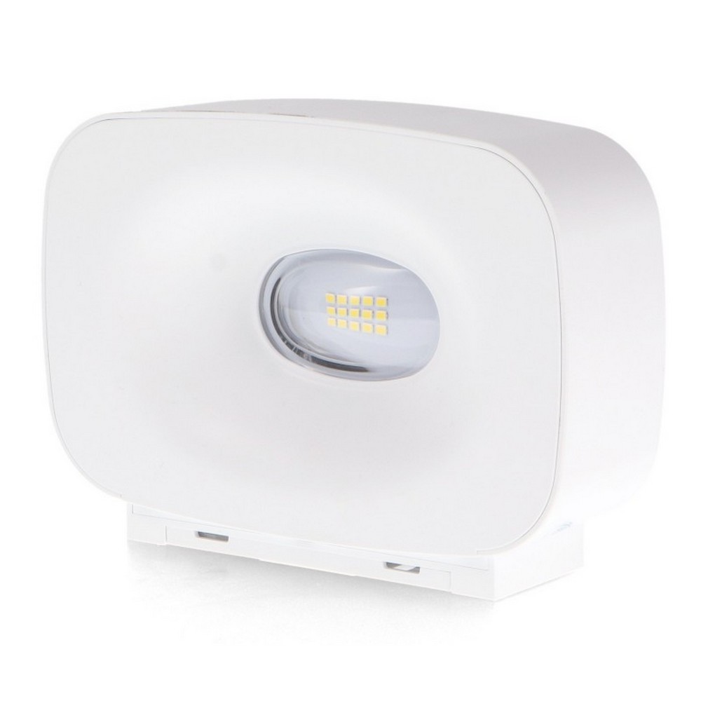 Applique Led da parete Plit 1,7W Bianco con pannello solare IP54 Bianco neutro 4000K con sensore crepuscolare e di movimento iSG Lighting - Foto 2
