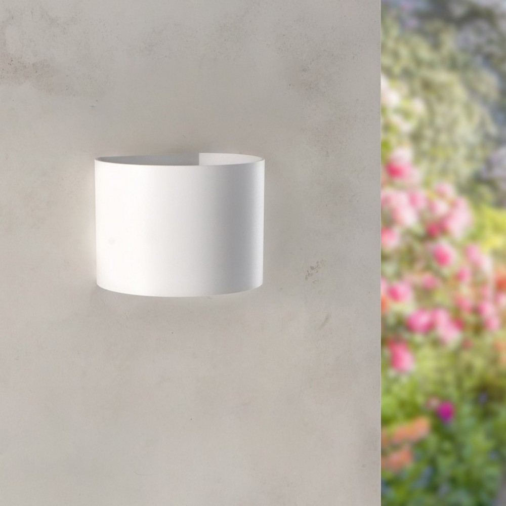 Applique Led da parete Round 12W rotondo bianco IP54 CCT temperatura colore regolabile M LEDME - Foto 2