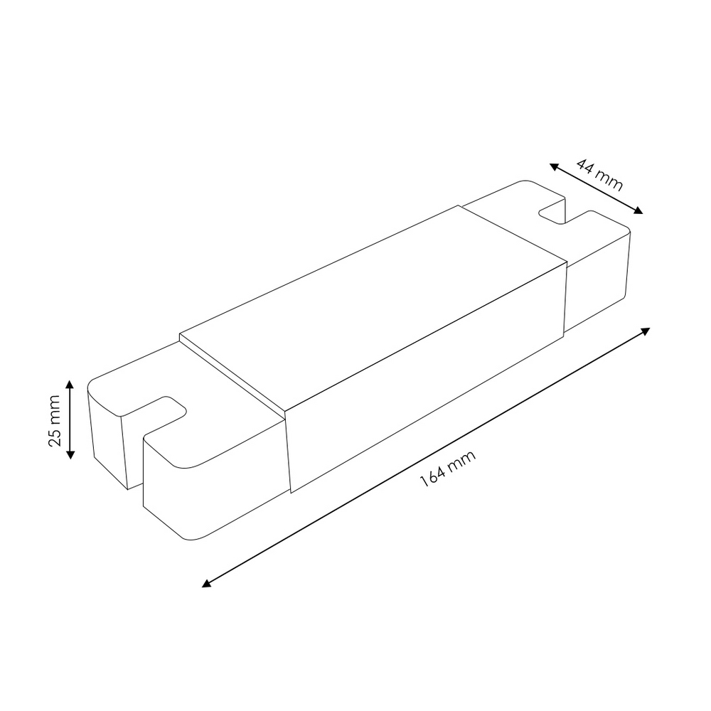 Controller Dimmer RF striscia Led RGBW 220V M LEDME - Foto 1
