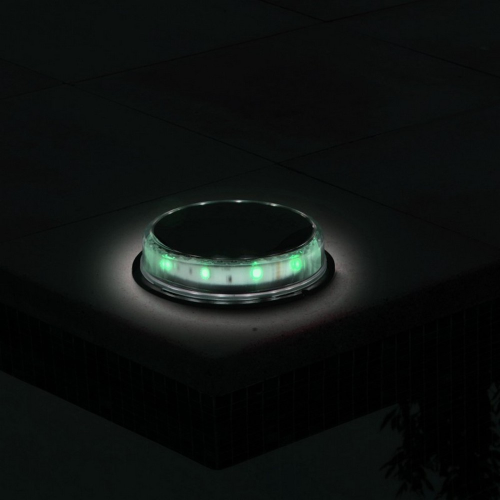 Faretto segnapassi Led 3W Nero con pannello solare IP54 RGB con sensore crepuscolare M LEDME - Foto 3