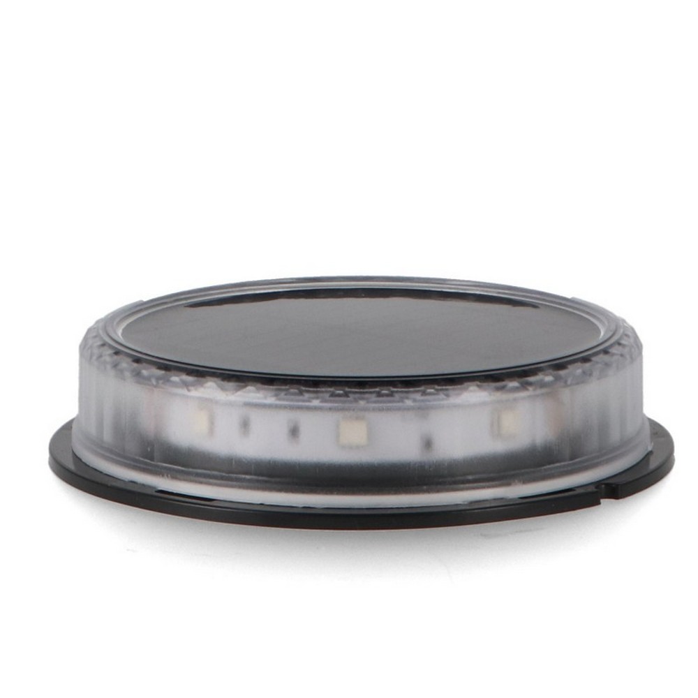 Foto principale Faretto segnapassi Led 3W Nero con pannello solare IP54 RGB con sensore crepuscolare M LEDME