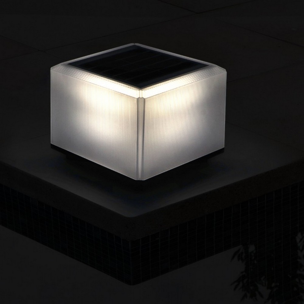 Faretto segnapassi Led Inel Plus 4,5W Bianco con pannello solare IP65 CCT temperatura colore regolabile con sensore crepuscolare M LEDME - Foto 3