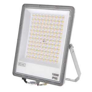 Foto principale Faro proiettore Led Slim 100W Grigio da esterno IP65 CCT temperatura colore regolabile M LEDME