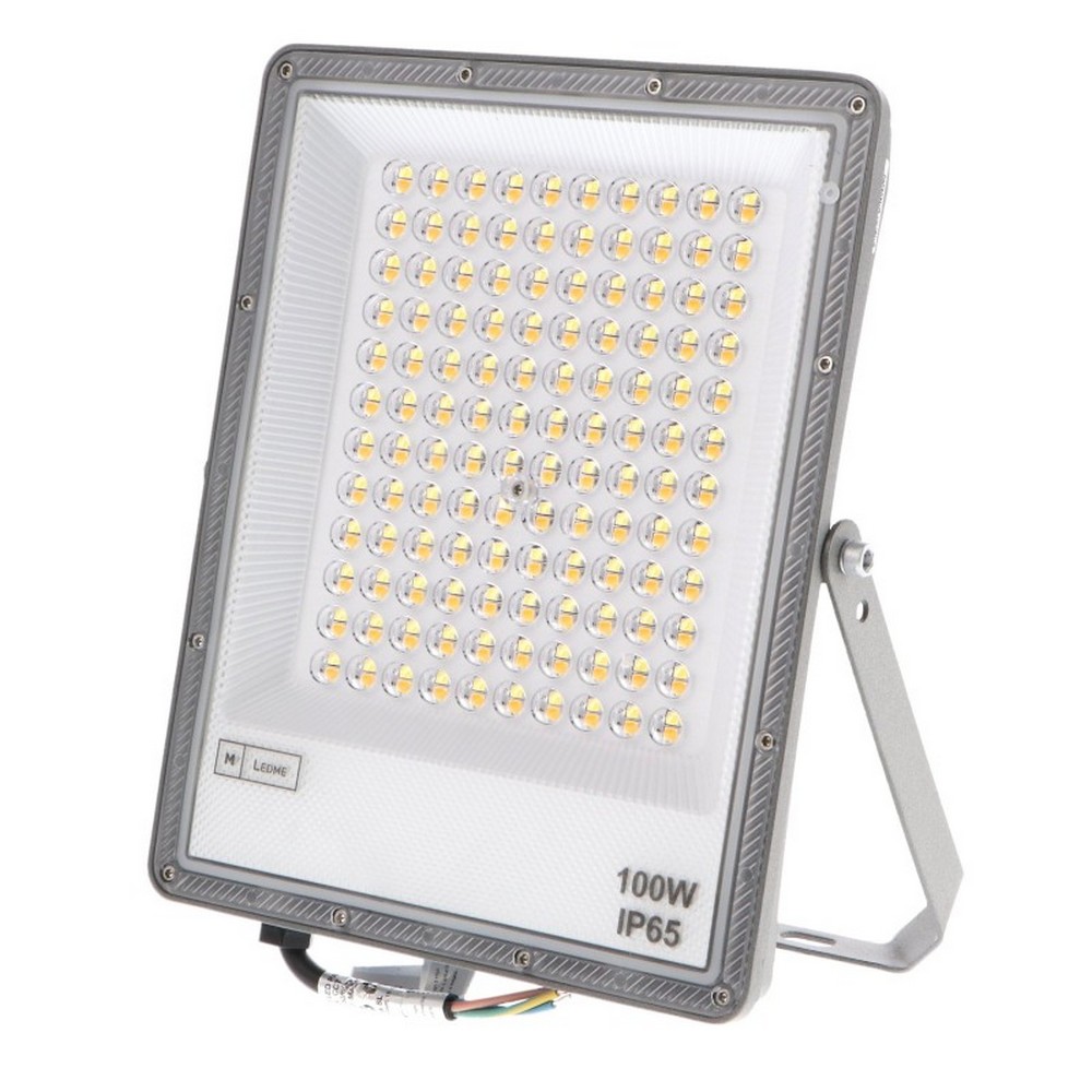 Foto principale Faro proiettore Led Slim 100W Grigio da esterno IP65 CCT temperatura colore regolabile M LEDME