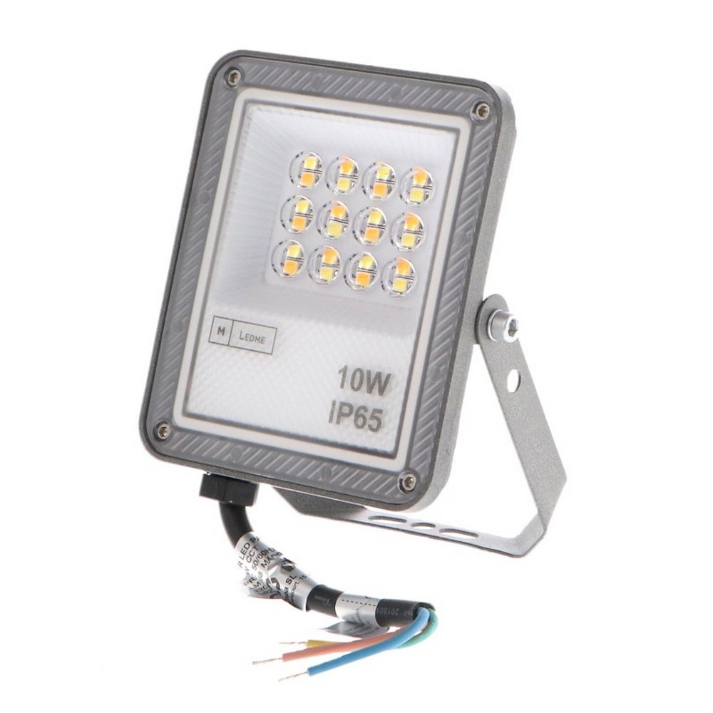 Foto principale Faro proiettore Led Slim 10W Grigio da esterno IP65 CCT temperatura colore regolabile M LEDME