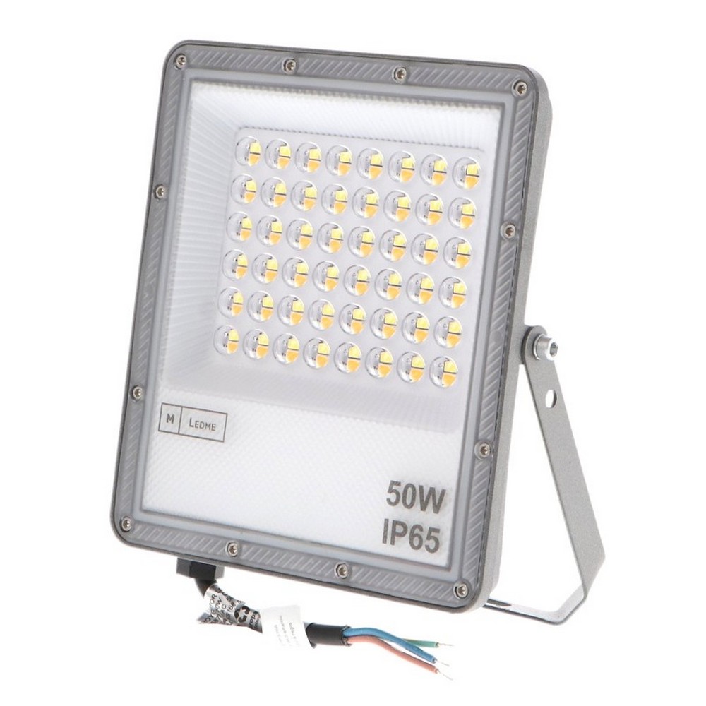 Foto principale Faro proiettore Led Slim 50W Grigio da esterno IP65 CCT temperatura colore regolabile M LEDME