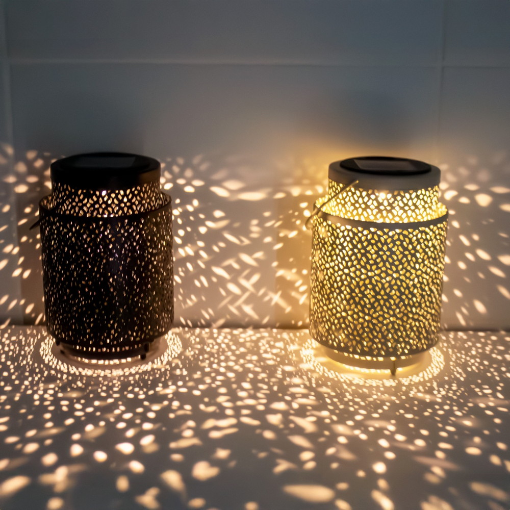 Lampada da tavolo Led Casablanca 1W Beige portatile ricaricabile energia solare Bianco caldo 2500K M mimotec - Foto 5