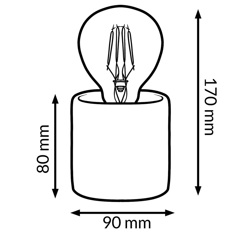 Lampada da tavolo Led Ditadi 1W Rosa a batteria Bianco caldo 2500K M mimotec - Foto 5