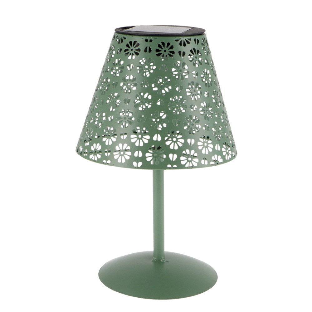 Foto principale Lampada da tavolo Led Hearth 1W Verde portatile ricaricabile energia solare Bianco caldo 2500K M mimotec
