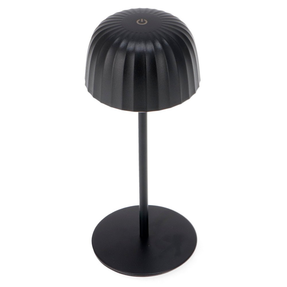 Foto principale Lampada da tavolo Led Touch Gonza 2W Nera portatile ricaricabile energia solare Bianco caldo 3000K M mimotec