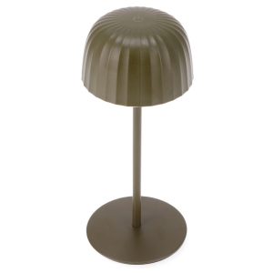 Foto principale Lampada da tavolo Led Touch Gonza 2W Verde portatile ricaricabile energia solare Bianco caldo 3000K M mimotec
