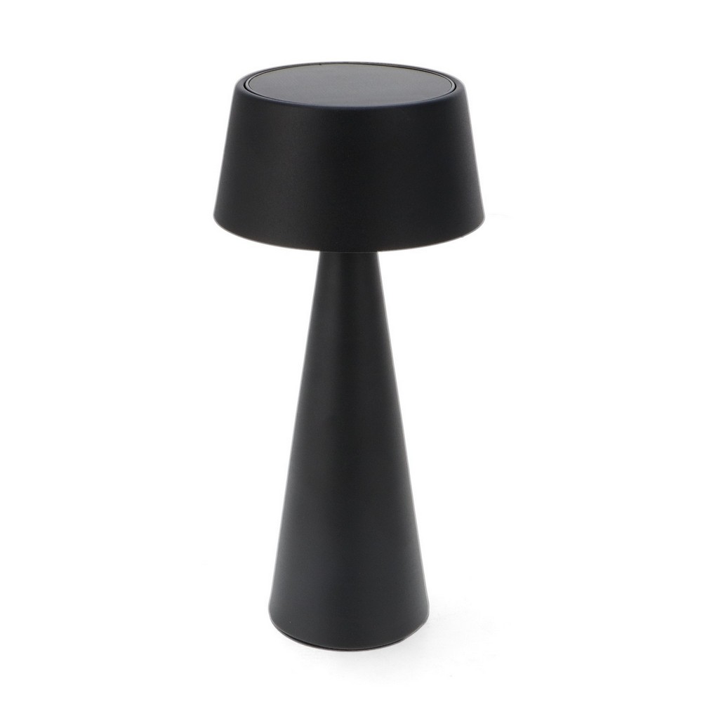 Foto principale Lampada da tavolo Led Touch House 3W Nera portatile ricaricabile energia solare Bianco caldo 3000K M mimotec
