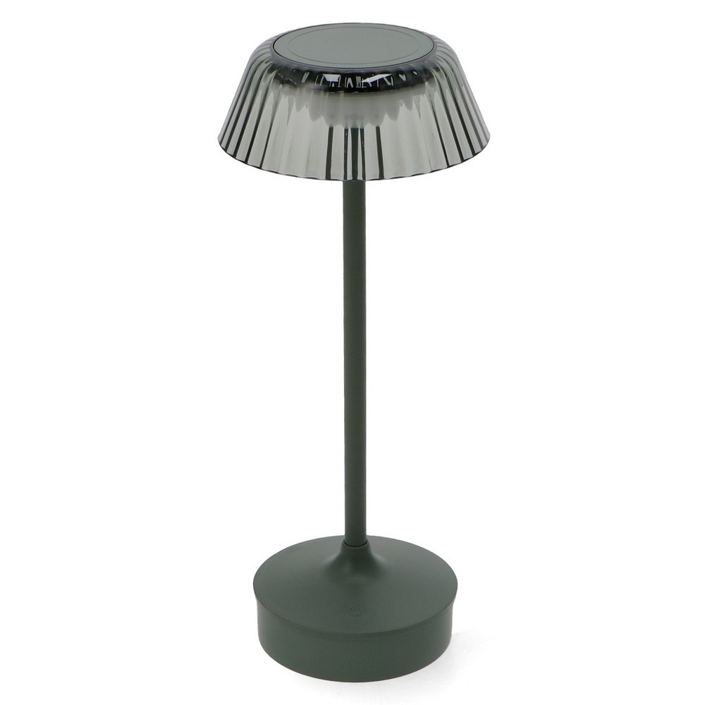 Foto principale Lampada da tavolo Led touch Irina 2W Verde CCT temperatura colore regolabile portatile a batteria ricaricabile USB M mimotec
