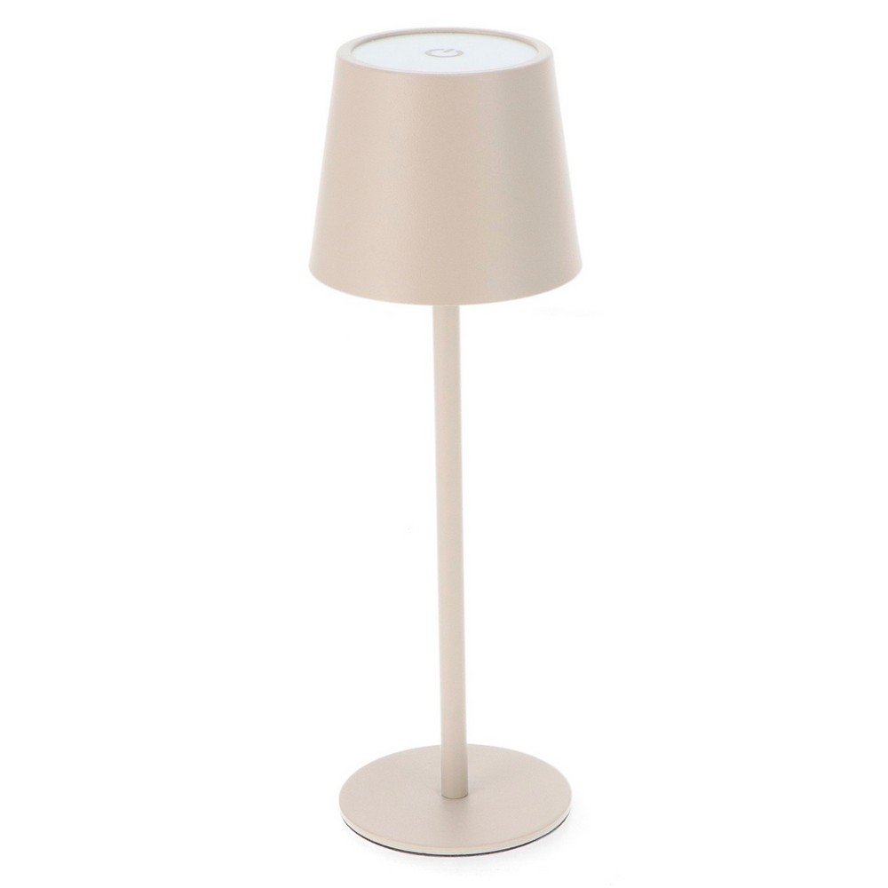 Foto principale Lampada da tavolo Led touch Serena 2W Beige CCT temperatura colore regolabile portatile a batteria ricaricabile USB M mimotec