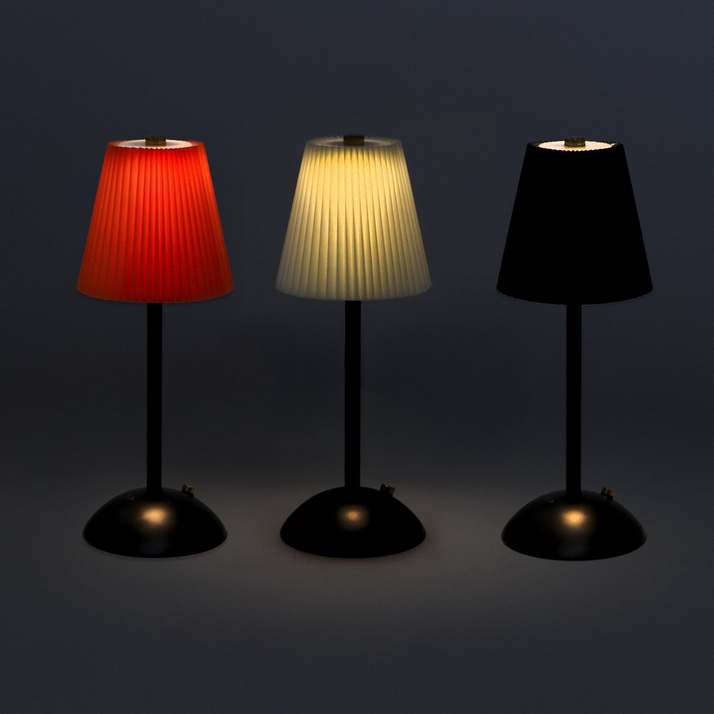 Lampada da tavolo Led touch Zubia 2W CCT temperatura colore regolabile portatile a batteria ricaricabile USB M mimotec - Foto 5