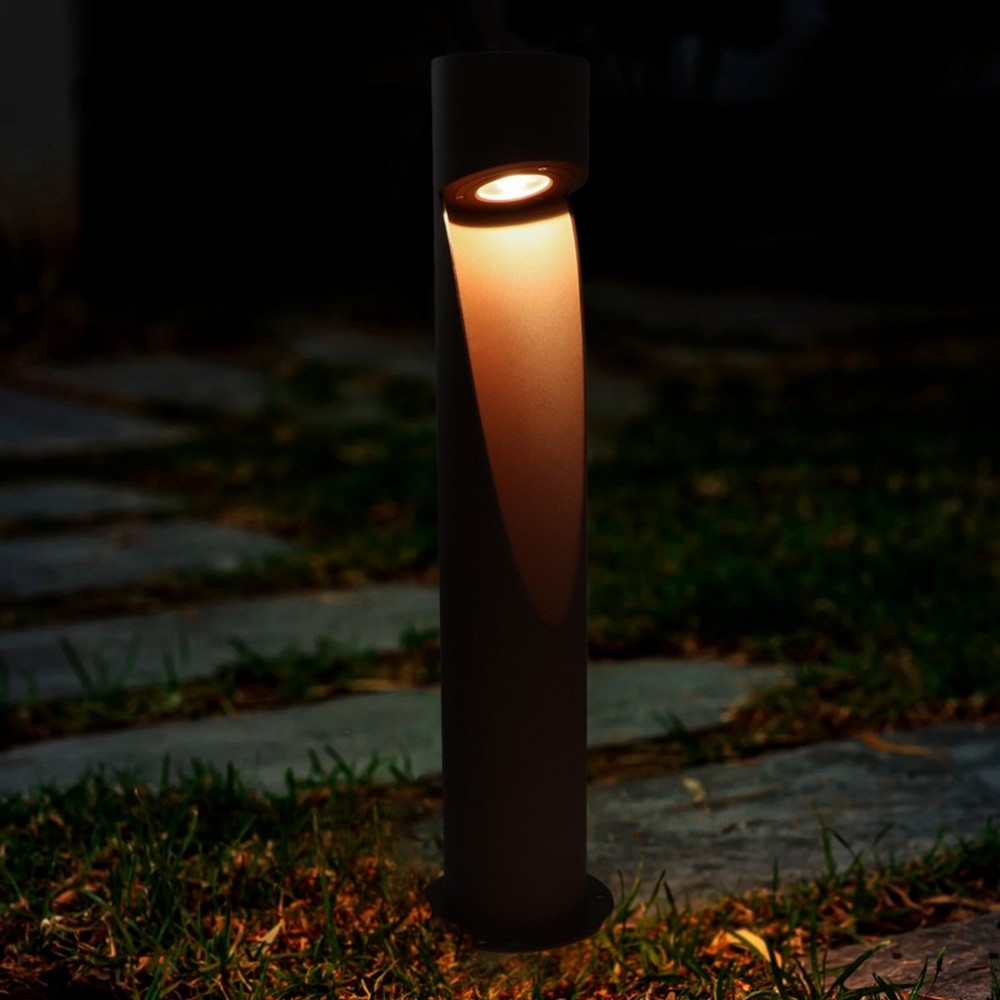 Lampioncino Led Andru 10W Marrone ruggine 80cm IP65 CCT temperatura colore regolabile iSG Lighting - Foto 2
