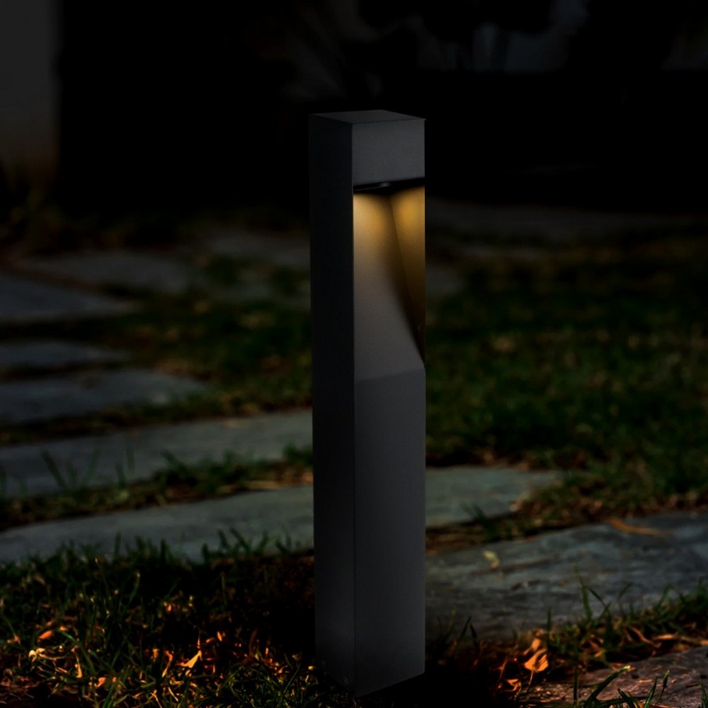 Lampioncino Led Bornos Plus 10W Grigio 60cm IP65 CCT temperatura colore regolabile iSG Lighting - Foto 2