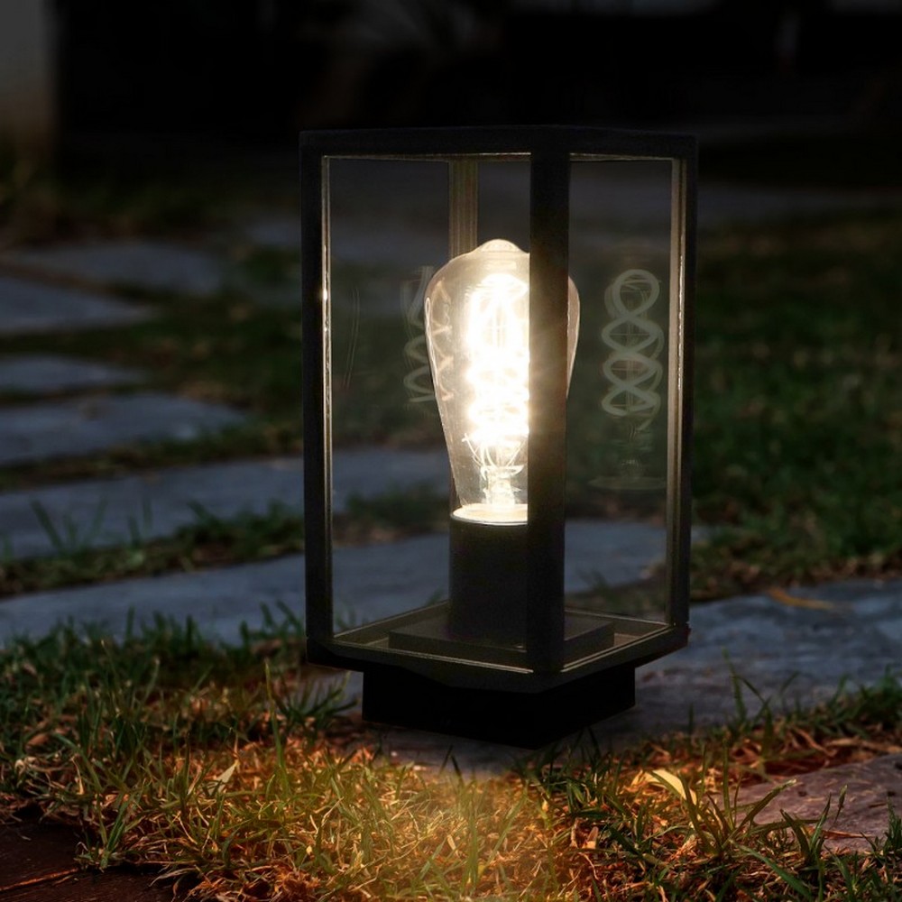 Lampioncino Led Ducte Plus Nero 24cm IP44 1 x E27 M LEDME - Foto 2