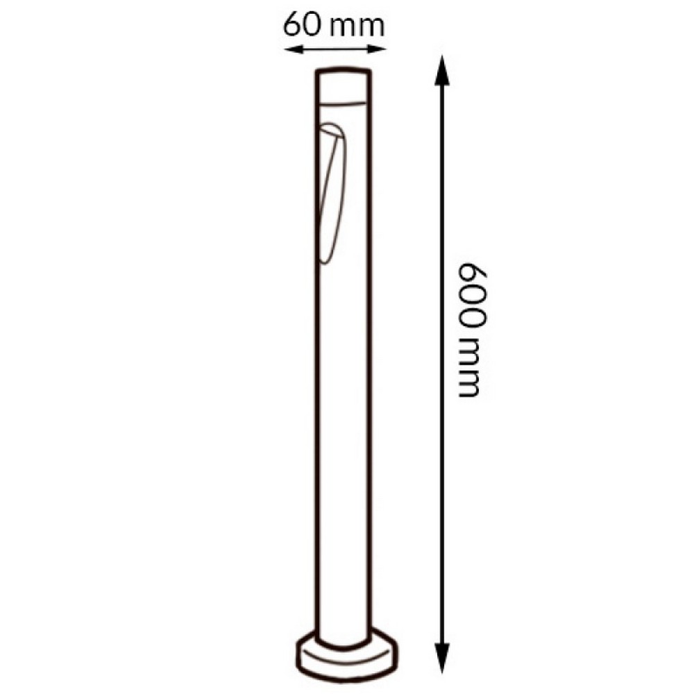 Lampioncino Led Neko 10W Grigio 60cm IP65 CCT temperatura colore regolabile iSG Lighting - Foto 1