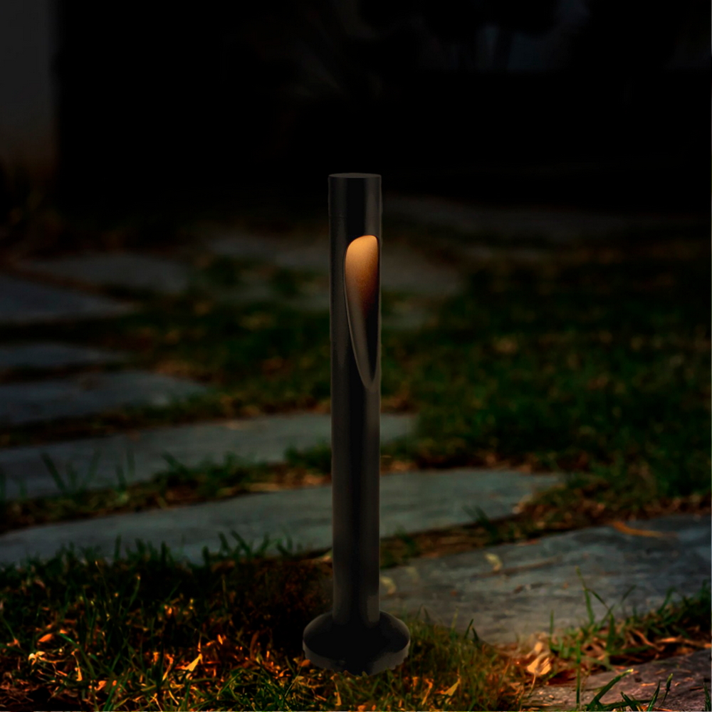 Lampioncino Led Neko 10W Grigio 60cm IP65 CCT temperatura colore regolabile iSG Lighting - Foto 2